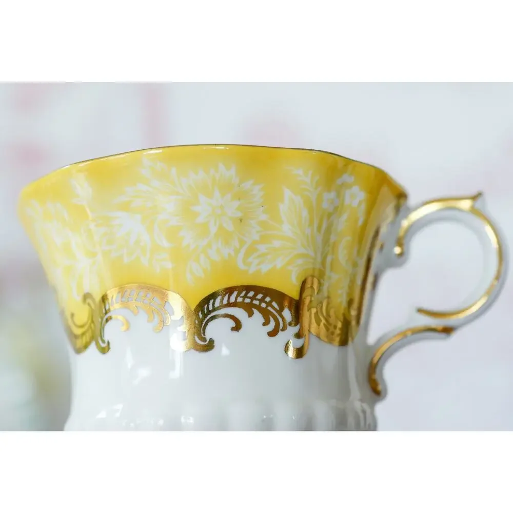 VTG 1960s Paragon Trenton Floral Teacup Set English Countryside Cottage Regency